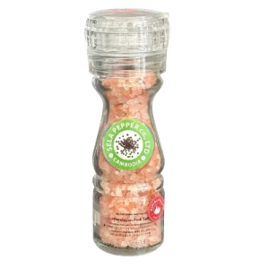 Himalaya Pink Salt in Glas Bottle with Adjustable Grinder